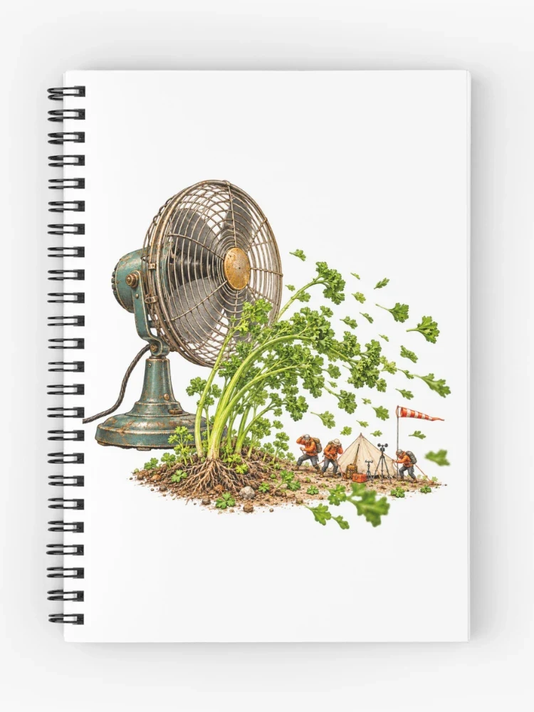 Le souffle du géant domestique — Cahier à spirale
