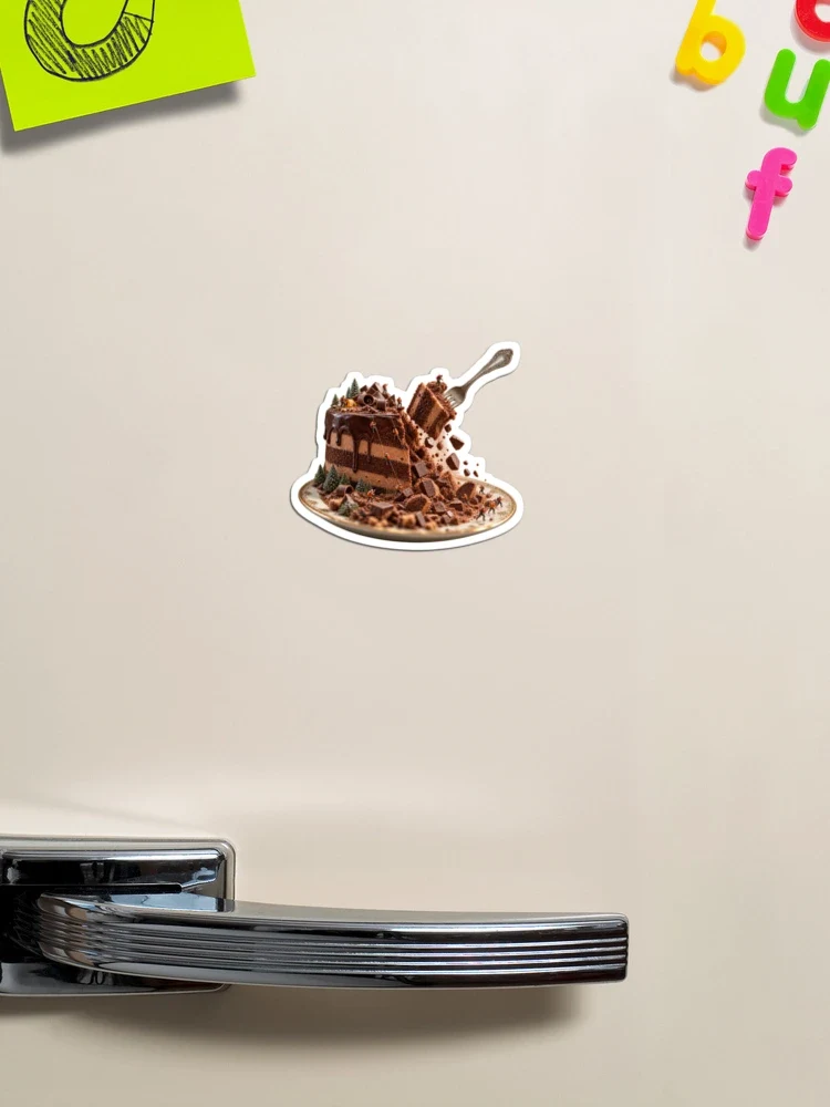 La montagne de chocolat s’effondre — Magnet