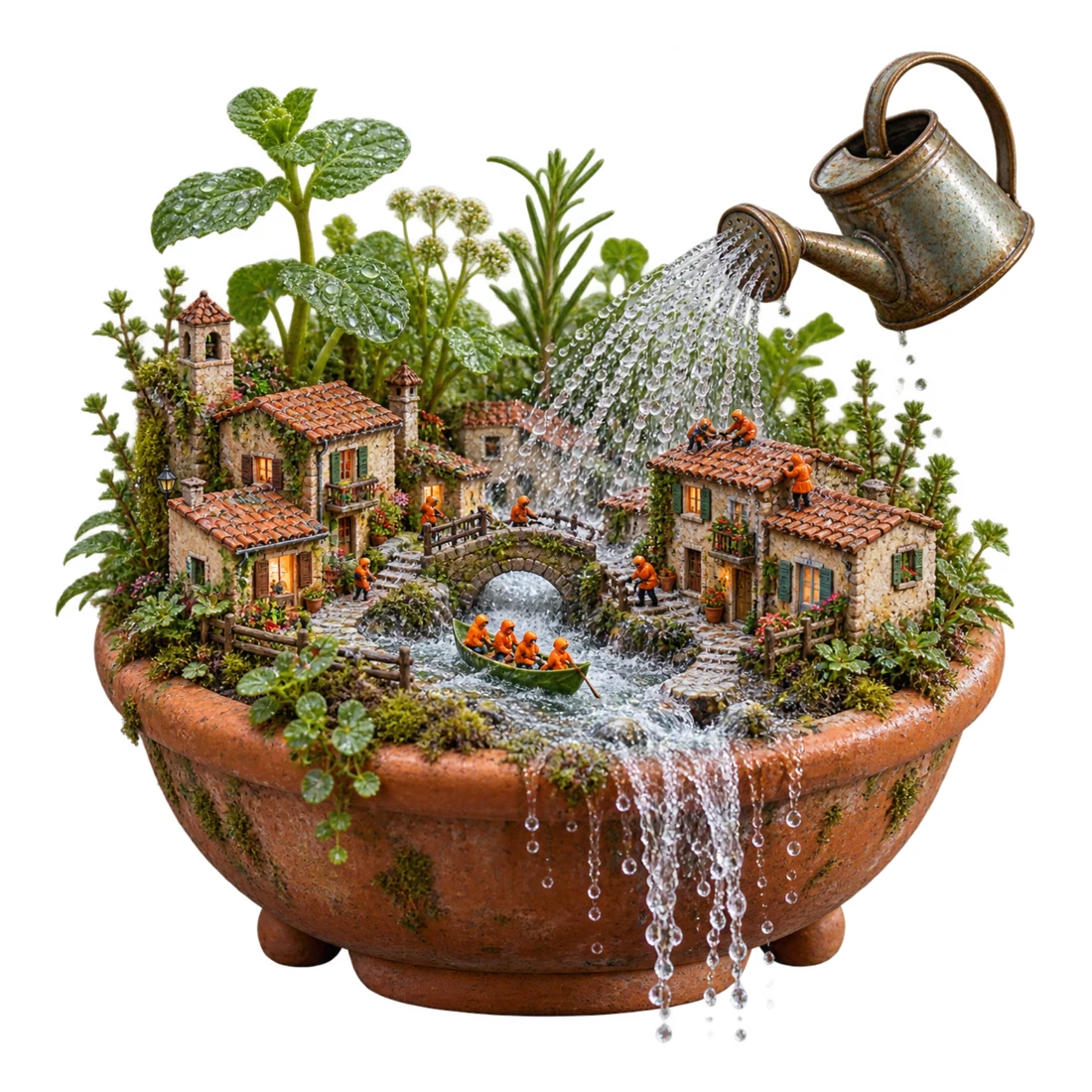 La nuit des grandes eaux miniatures