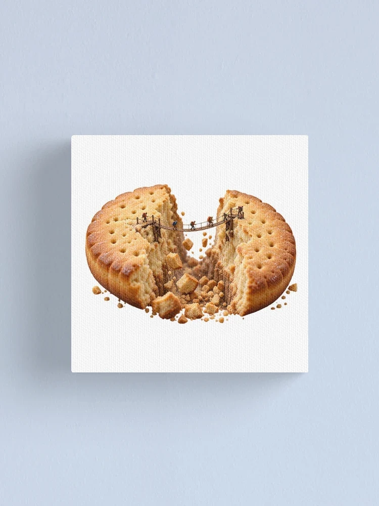 La faille au cœur du biscuit — Impression sur toile