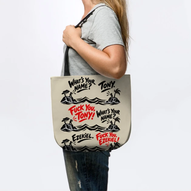 Tony et Ezekiel — D’une île à l’autre — Tote bag, naturel