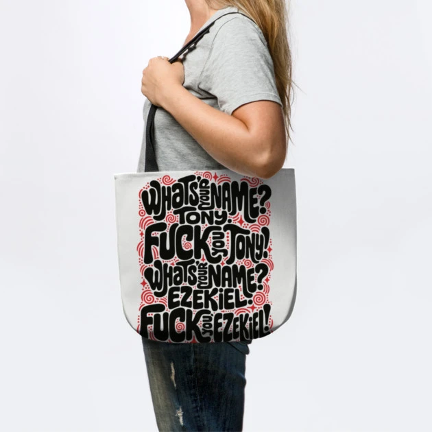 Tony et Ezekiel — Le dialogue en lettres — Tote bag, naturel
